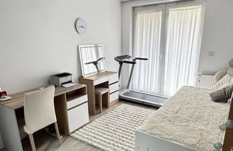 Location d’un appartement lumineux de 3 pièces, 52 m², Czyżyny, Cracovie, Pologne